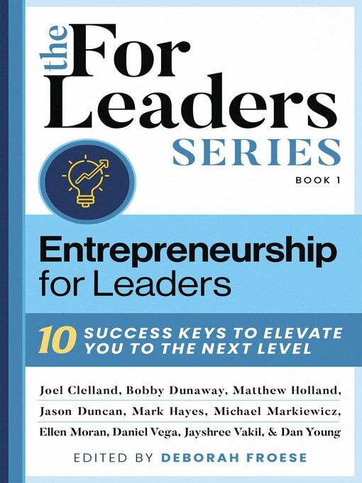 Title details for Entrepreneurship for Leaders by Deborah Froese - Wait list